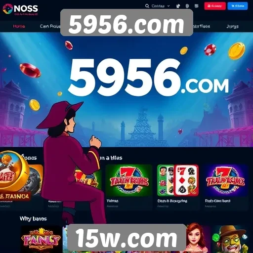 Experiência do usuário no site 5956.com